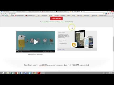 How to Map your excel data (Geo tagging) with Batchgeo