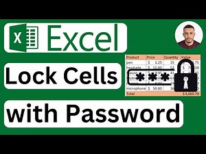 How to Lock Cells with Password in Excel - Easy to Follow