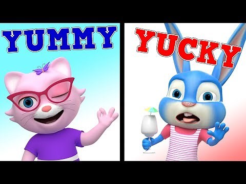Yummy and Yucky | Food Song | What would you like to order ? | Nursery Rhymes