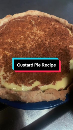 Custard pieeeeeee hot seller! #custardpie #recipe #pie #piemaker #fairviewcafe