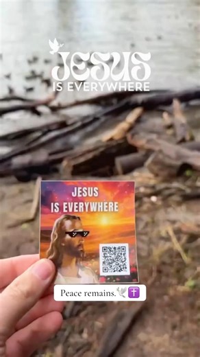 Peace remains. 🕊️✝️ #Jesus Is Everywhere. Loved by Jesus coin #Crypto #ChristianShorts #Faith #hope