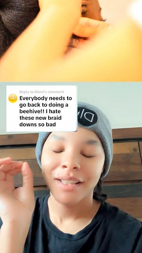 7.6K views · 24 reactions | The beehive braid down is solid, but it’s...