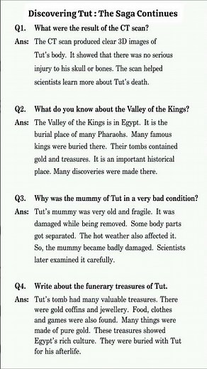 Class 11 Hornbill Chapter 3 Question Answer Breakdown | Discovering Tut #StudyGuide