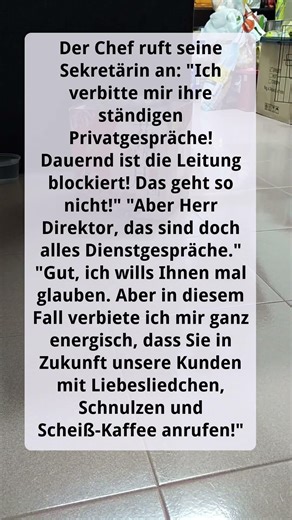 Chef vs. Sekretärin!