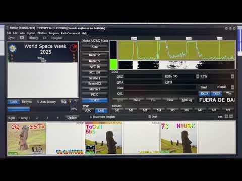 SSTV from ISS - World Space Week 2025