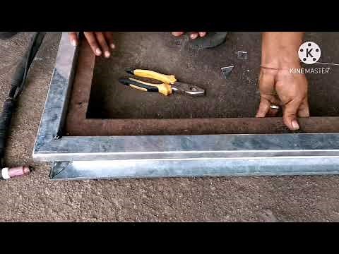 How to make a steel door jamb?