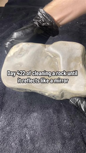 Day 422: Cleaning a Rock to a Mirror Finish