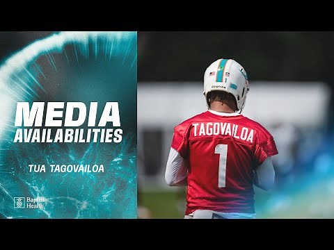 QB Tua Tagovailoa meets with the media | Miami Dolphins