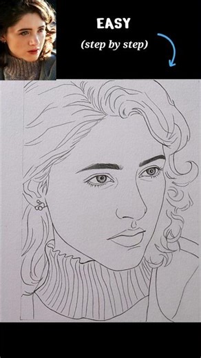 Stranger Things Nancy Wheeler Drawing #viral #strangerthings #shorts