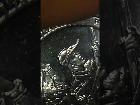 2017 D INDIANA "GEORGE ROGERS CLARK" QUARTER BADGE ON HAT MINT ERROR