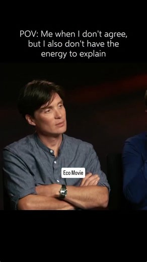 Eco Movie on Instagram: "😒 Interesting Fact: Cillian Murphy — Known for his striking blue eyes and intense on-screen presence, the actor often goes viral for his seemingly “disinterested” expressions during press tours. In reality, these moments often capture his thoughtful nature and preference for privacy, a trait that has endeared him to millions of fans on social media who relate to his calm and sometimes stoic demeanor in high-pressure environments."