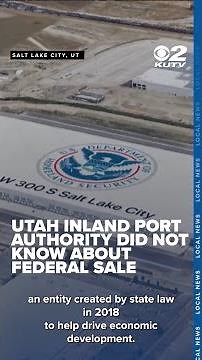 Utah Inland Port Authority claims it did not know of warehouse sale to federal government