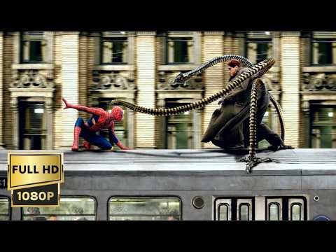 Epic Train Fight Scene - Spider-Man 2 (2004) (Full HD 1080P)