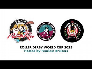 Roller Derby World Cup 2025 PUERTO RICO vs POLAND
