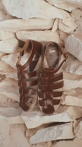 7.7K views · 27 reactions | Between craftsmanship and eternal beauty. Ancient Greek Sandals X Castañer #Castaner #espadrilles #shoes #ss24 #castanerxags | Castañer | Facebook
