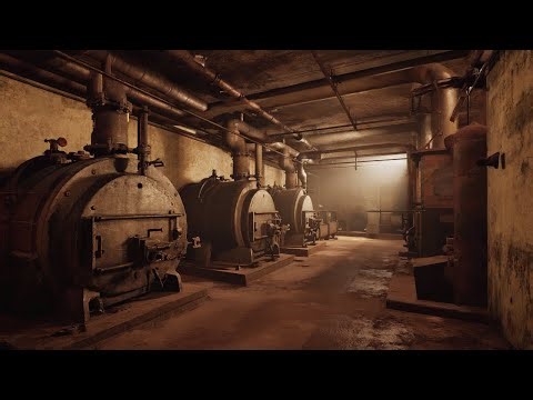 Basement Boiler Room ASMR | Calming Industrial White Noise for Sleep & Focus