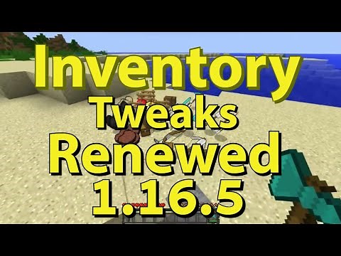 1.16.5 - Inventory Tweaks Renewed Mod Spotlight - Installation, Guide, Gameplay for Minecraft