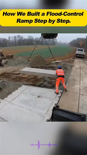 1.2K views | Watch This Concrete Ramp Come Together in One Project.#construction#damproject#concreteramp #heavyequipment#civilengineering#infrastructure#buildit#constructionlife | ali613702 | Facebook