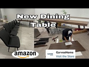 New Dining Table from Amazon! |Garvee Home