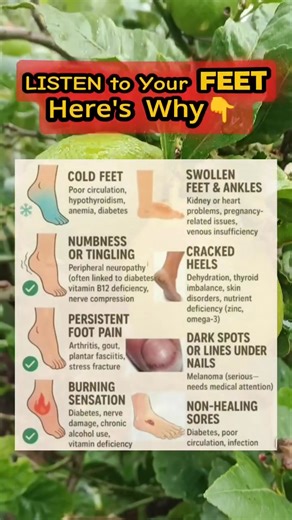 Your feet are talking 👣 Are you ignoring the signs? #reels #yourbodytalks #listentoyourbody #viralreels #foothealthawareness #fypシ゚viralシ #fblifestyle #DiabeticFootCare #healthstartatyourfeet #feetfirst #fyp #usa | Sharon Simbajon