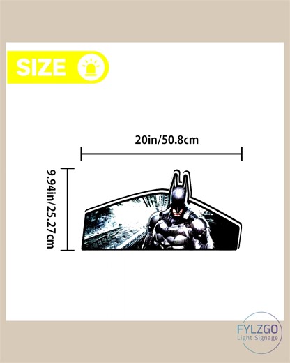 This lightbox is the ultimate sidekick for your man cave! 🦇✨ Elevate your space with the Batman Dark Knight Pinball Topper! This stunning 3D printed lightbox brings iconic charm and dynamic illumination, creating a striking focal point. Crafted with vibrant colors and a sleek design, it oozes nostalgia 🕹️ while lighting up your gaming world, whether you’re hosting friends or enjoying a solo night of fun. At just $153.99, it’s the perfect blend of style and enthusiasm for every true fan! 💥 Don