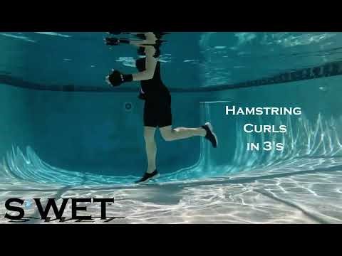 S'WET™ Hamstring Curls in 3's | Aquatic Fitness Strength Pattern