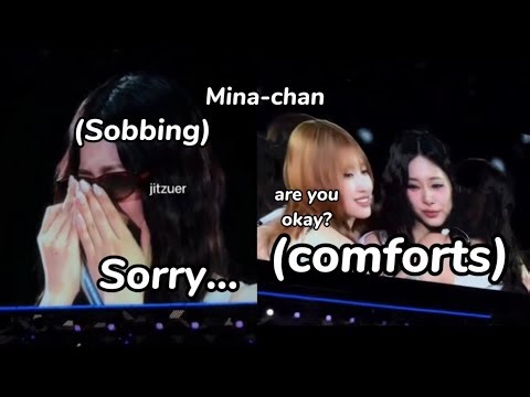 how twice *concern* about tzuyu getting emotional on last day in taiwan (crying)