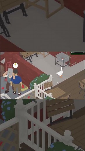 Bucket Head! 🪣🪿 | Untitled Goose Game #shorts