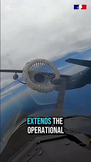 C-130 Refuels Mirage F1 in Mid-Air! ✈️⚡ Incredible Aerial Refueling Tech #technology #militarytech