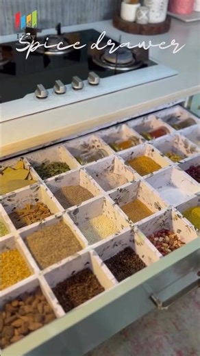 Perfect Kitchen Spice Drawer & Cabinet Design | Smart Kitchen Organization Ideas 2025
