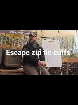 How to escape zip tie cuffs