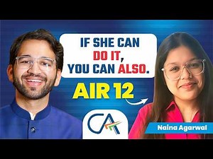 Every CA Student Should Learn From Her! CA Inter AIR 12 Interview