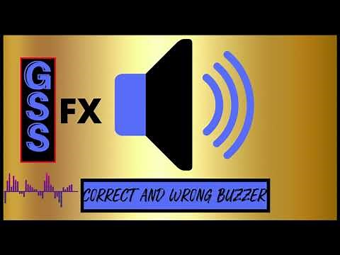 Correct and Wrong Buzzer - Sound Effect HD (No Copyright sound)