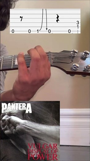 Walk Guitar Lesson & Tabs | Pantera #pantera #shorts #youtubeshorts