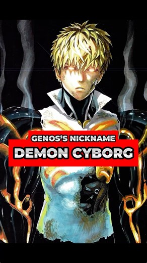 Genos: The Demon Cyborg 🔥🤖#OnePunchMan #Genos #DemonCyborg #AnimeFacts #OPM #AnimeShorts