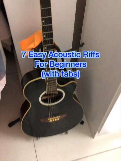 7 Easy Acoustic Guitar Riffs for Beginners