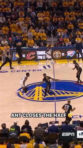 1.6M views · 17K reactions | Anthony Edwards shakes and hits the DEEP 3 at the buzzer!  MIN-GSW | LIVE on ESPN | NBA | Facebook