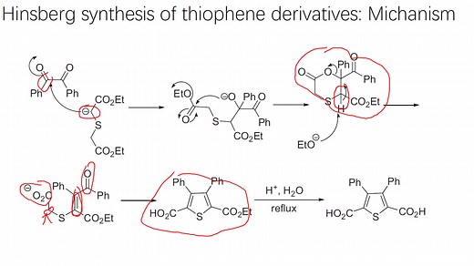 有机人名反应（135）：Hinsberg synthesis of thiophene derivatives