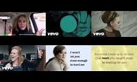 Mix of 6 videos from youtube : adele mashup 2 by emily
