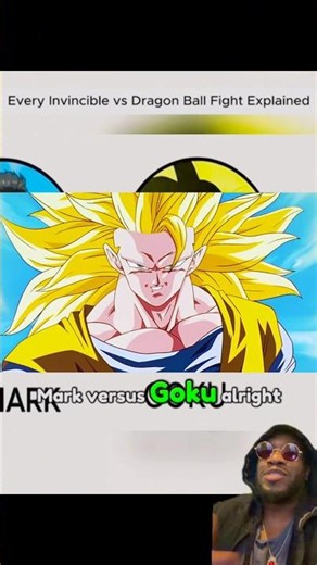Super Saiyan Goku Vs Invincible Is A Close Fight #dbz #invincible #goku