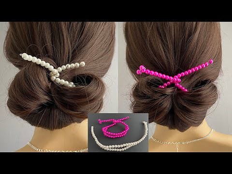 How to Make DIY Beaded Hair Donut Bun Maker and Holder | headband | Magic Bun Maker | Máquina de Pão
