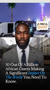 995K views · 123 reactions | 10 Out Of A Billion African Giants Making A Significant Impact On The World You Need To Know. | Africa Giant | Facebook