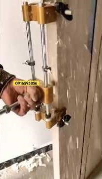 Cheap manual lock hole milling tool set