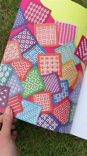 Interlocking Crochet - Sneak Peek Inside Crochet Highway's New Book 🙌 #crochet #shortscrochet