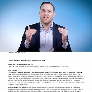 Brian M. Shafer, MD, explains how the Clareon platform of #IOLs from Alcon helps his patients to achieve great quality of vision thanks to technology advancements in the manufacturing process that have enabled clarity of the material. https://bit.ly/3I67op5 #sponsored #Alcon #clareon | Eyetube