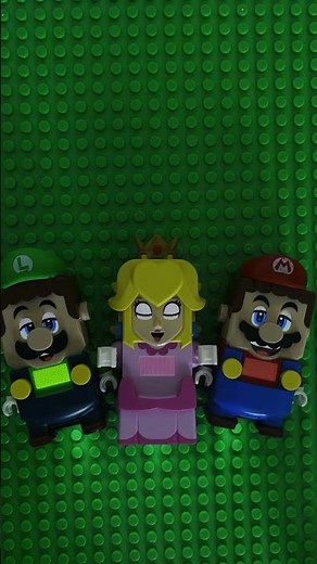 Sleeping Mario Peach & Luigi | LEGO Super Mario #shorts
