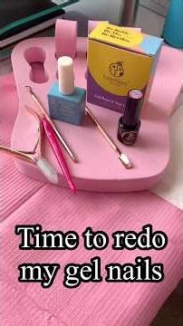 Removing Gel Nails | Watch This Gel Polish Bubble #shortvideo #nailshorts #gelnails