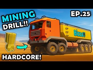The MINING DRILL Works!! Stormworks HARDCORE Career Survival [S4E25]