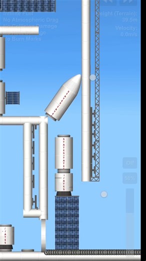 🚀 SFS Rocket Design 🔥 Perfect Orbit Build! 😱 #shorts #sfs #spacesuccess #spacexstarship #games
