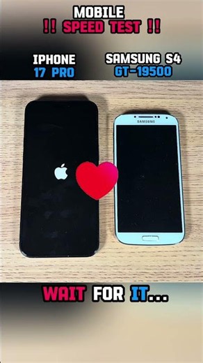 🚀⚡ IPHONE 17 PRO VS SAMSUNG GALAXY S4 GT-I9500 SPEED TEST!!